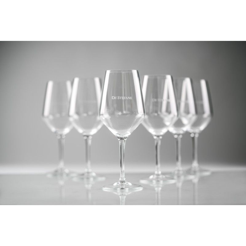 6 tasting glasses
